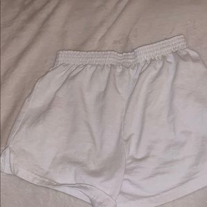 White shorts + Nike shorts